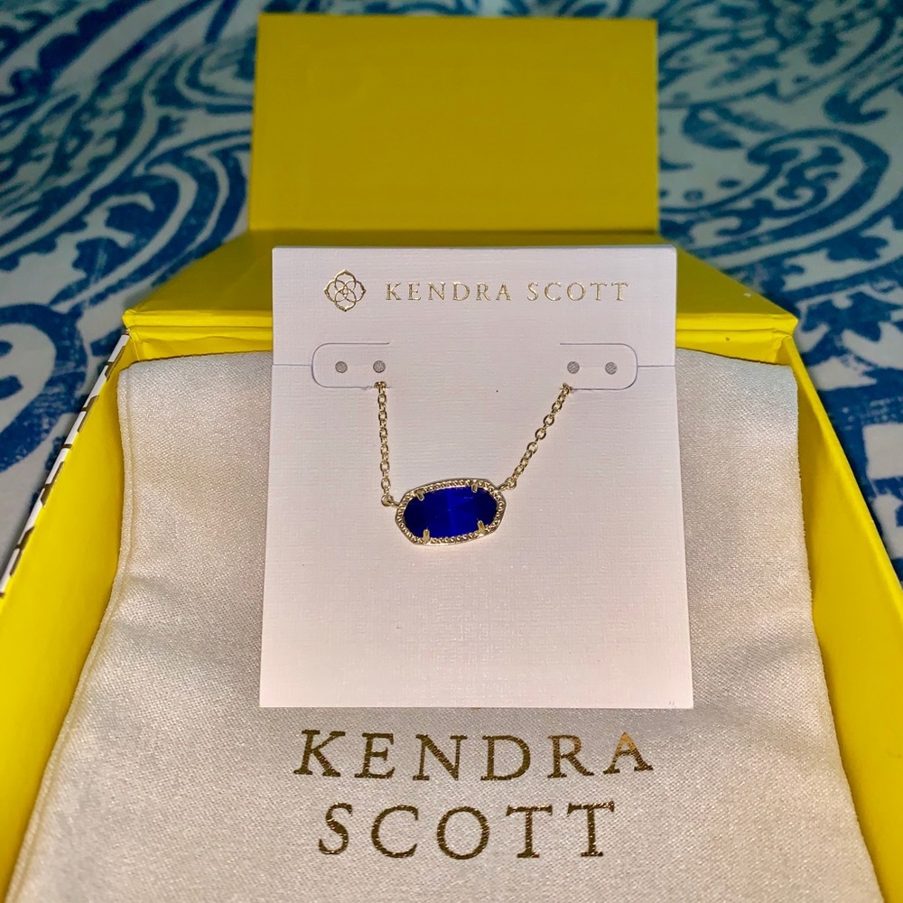 Royal blue Kendra Scott “Elisa pendant” necklace!